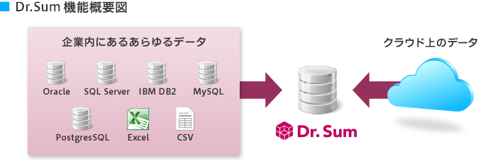 Dr.Sum機能概要図