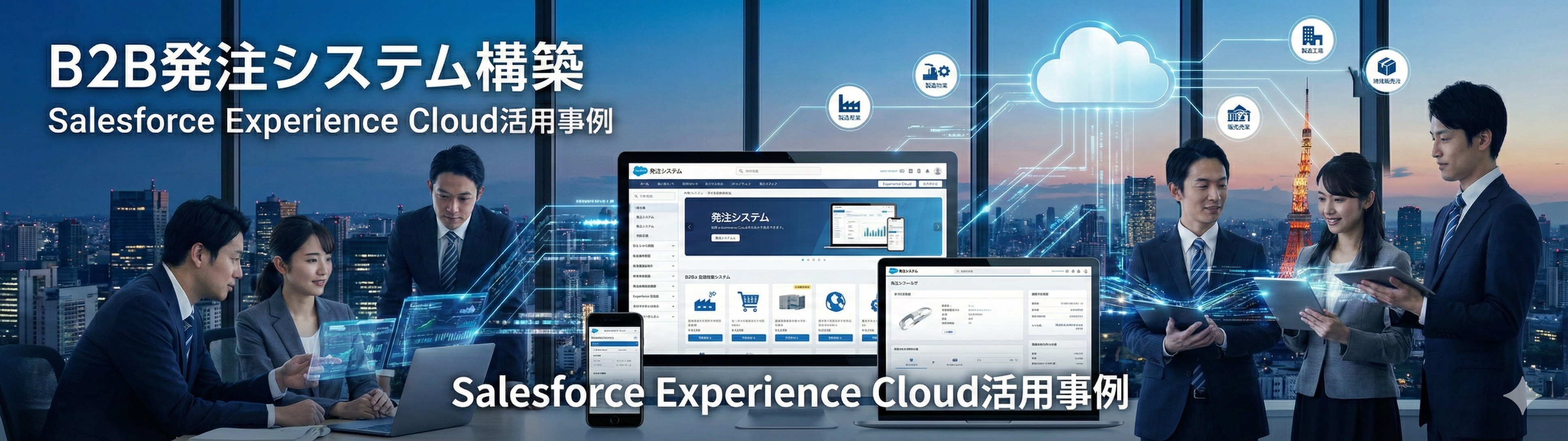 B2B注文サイト・DXイメージ