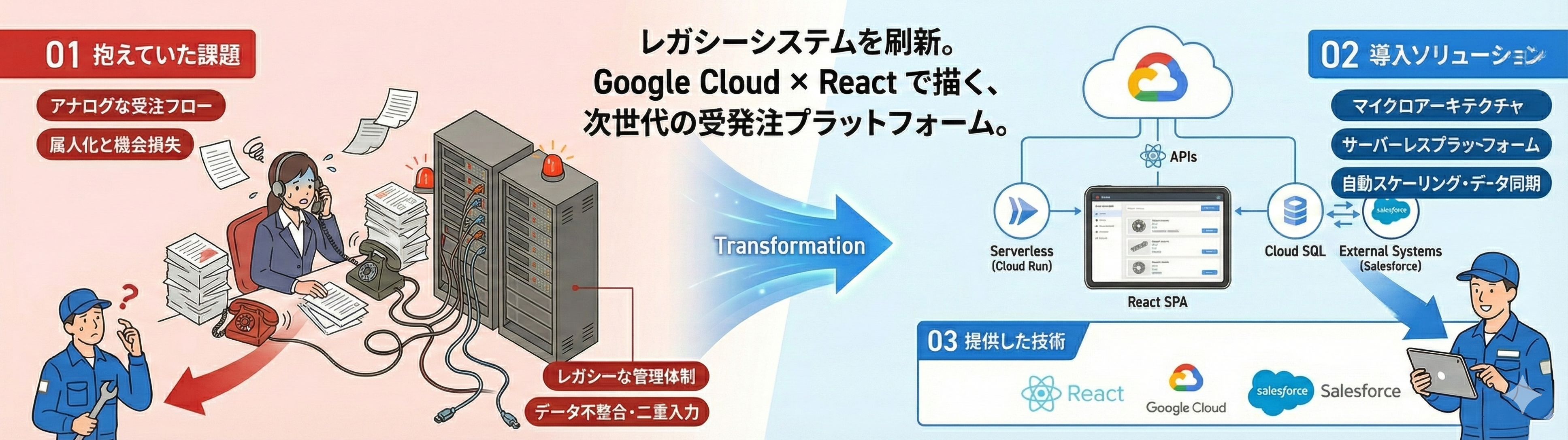 [メインビジュアル：システムアーキテクチャのイメージ]